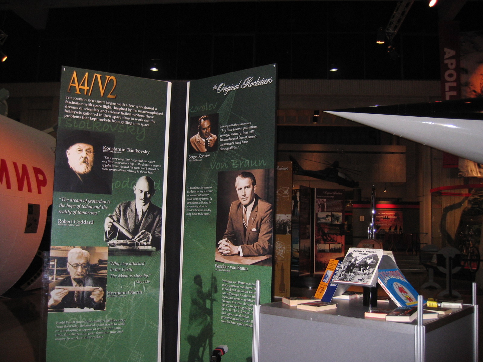 Another view of the Retro Hugo in the Exhibit